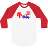 happy independence day the united states 3/4 Sleeve Shirt