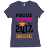 Class of 2017 Proud Mother Graduation Ladies Fitted T-Shirt