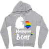 mama bear gay pride Zipper Hoodie