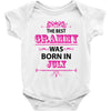 The Best Grammy Was Born In July Baby Onesie