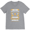 Never Underestimate The Strength Of A Childhood Cancer Warrior V-Neck Tee