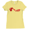 rolling into battle Ladies Fitted T-Shirt