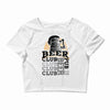 Beer Club Pub Crop Top