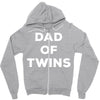 Dad of Twins Zipper Hoodie