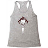 the clown father Racerback Tank