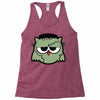 monster owls   frankenstein Racerback Tank