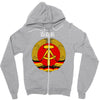 ddr logo blau Zipper Hoodie