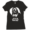chewbecca star wars ciube chewbacca film cinema&amp;tv Ladies Fitted T-Shirt
