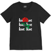Love Rose V-Neck Tee