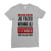 thrilla in manilla Ladies Fitted T-Shirt