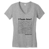 i Found Jesus Women's V-Neck T-Shirt