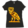 owl Ladies Fitted T-Shirt
