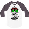 get a job, grouch! 3/4 Sleeve Shirt