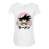 saiyan ramen Maternity Scoop Neck T-shirt