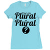 what's the plural of plural Ladies Fitted T-Shirt