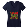 i'm cute see my ount Women's V-Neck T-Shirt