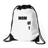 mom of 1 Drawstring Bags
