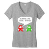 come at me bro Women's V-Neck T-Shirt