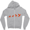 Origami Animal Zipper Hoodie