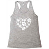 cat love paw Racerback Tank