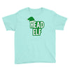 christmas head elf Youth Tee