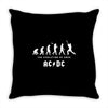 The Evolution of Rock Throw Pillow