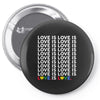 love is love is love Pin-back button