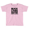 black lives matter! Toddler T-shirt