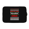 santa only comes once a year gramma is always here to cheer Laptop sleeve