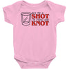 buy me a shot i'm tying the knot cute Baby Onesie