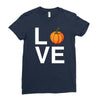 love pumpkin Ladies Fitted T-Shirt
