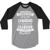 Super Cool Granddad Of A Freaking Awesome Grandson 3/4 Sleeve Shirt