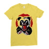 angry panda Ladies Fitted T-Shirt