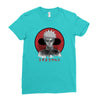 red sun uzumak Ladies Fitted T-Shirt