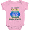 network engineer just like a re   men's Baby Onesie