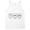 eat,sleep,game Tank Top