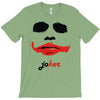 visage joker yeux ferm&eacute;s T-Shirt