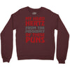 my head hertz from these puns Crewneck Sweatshirt