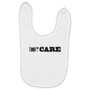 i don't care Baby Bibs