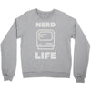 nerd life is the best life Crewneck Sweatshirt
