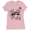 trollface steamboat Ladies Fitted T-Shirt