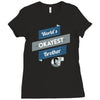 world's okayest brother Ladies Fitted T-Shirt