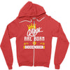 Kings Are Born In December Zipper Hoodie