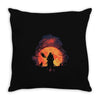 blood moon Throw Pillow