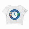 clock Crop Top