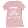 motorboatin pontoon Ladies Fitted T-Shirt