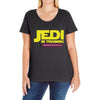 Jedi Master - Jedi in Training Family Matching Ladies Curvy T-Shirt