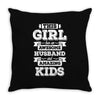 This Girl Has An Awesome Husband And Amazing Kids Throw Pillow