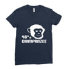 98% chimpanzee Ladies Fitted T-Shirt