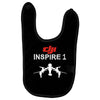 dji inspire one 1 men's t shirt Baby Bibs